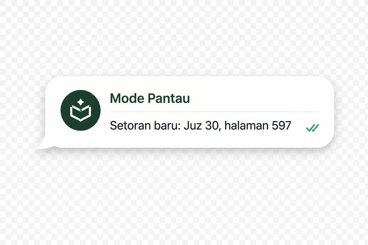 Notifikasi Mode Pantau